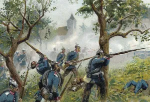 The Battle of Koeniggraetz or the Battle of Sadowa