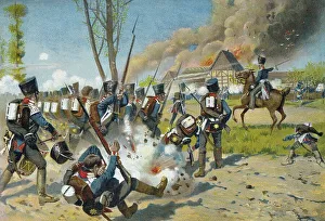 The Battle of Luetzen or Schlacht von Grossgoerschen