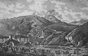 The Battle of Millesimo, fought on 13 April 1796 near the town of Millesimo