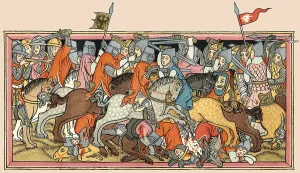 The Battle of Muehldorf or Battle of Ampfing