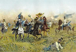 The Battle of Nachod on 27 June 1866