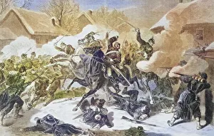 Battle near La Force on the 11th of January