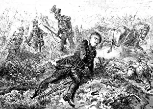 Battle of Quatre-Bras 1815, death of the Duke of Brunswick