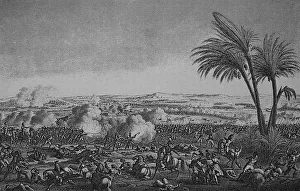 The Battle at the Ruins of Heliopolis on 20 March 1800