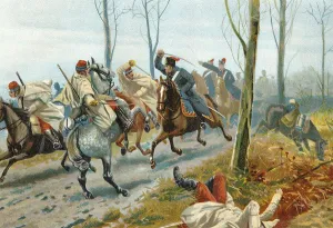 Battle of Saint-Quentin on 19 January 1871