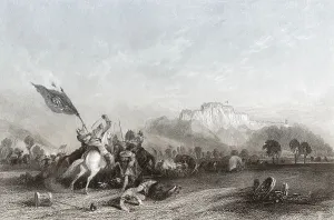 The Battle of Sauchieburn on 11 June 1488