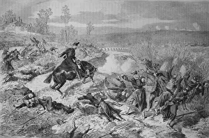 Battle scene, Illustrierte Kriegschronik 1870 - 1871