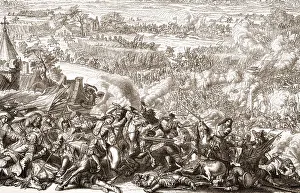 The Battle of Seneffe on 11 August 1674