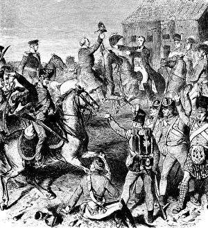 Battle of Waterloo or Belle-Alliance 1815