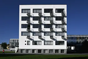 Bauhaus studio house with balconies