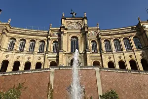 Bayerischer Landtag (bavarian house of representatives) in the Maximilianeum