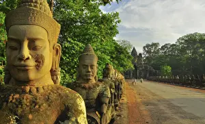 Bayon Cambodia Angkor Wat Bridge