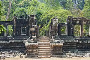 Bayon, a Khmer temple complex in Angkor Thom