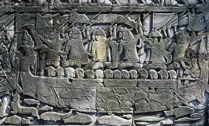The Bayon was originally the official state temple of the Mahayana Buddhist King Jayavarman VII