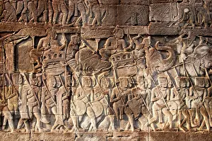 The Bayon was originally the official state temple of the Mahayana Buddhist King Jayavarman VII