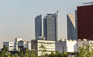 BBVA Bank and Ritz Carlton hotel skyscrapers