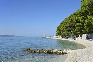 Beach between Brela and Baska Voda