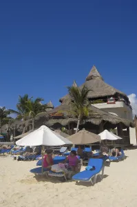 Beach at Playa del Carmen, Caribe