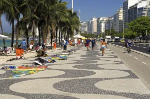 Beach Promenade, Copacabana, Rio de Janeiro