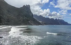 Beach scenery at Playa de San Roque around Taganana at Tenerife