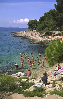 Beach, Summer, Bathing, Sea, Sport, Gymnastics