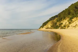 Beach at sunset, close to Międzyzdroje (Misdroy)