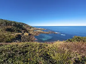 Beautiful cove on Mount Jaizkibel next to San Sebastian