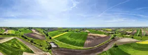 Beautiful farmland and coutryside in Ponidzie