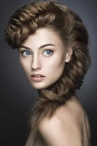 Beautiful girl with light make-up
