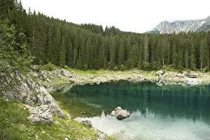 A beautiful lake in the mountains from Italy