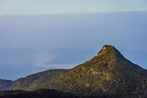 Beautiful landscape at sunrise viewed from Adams peak