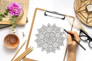 Beautiful mandala design concept