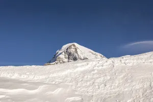 Beautiful Mountain Peak Moench 4107 Meters High