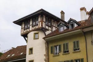Beautiful Old Building in in Old Town in City of Bern