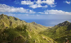 Beautiful view of Park Rural Anaga with its mountains and Forest