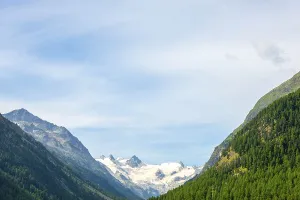 Framed Print : Beautiful View over the Swiss Alps with Glacier Morteratsch Framed Print : Beautiful View over the Swiss Alps with Glacier Morteratsch