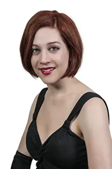 Beautiful young attractive woman modeling a pose