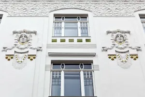 A beautifully renovated Art Nouveau house