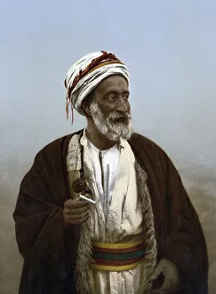 Bedouin, Sheikh from a town in Palestine