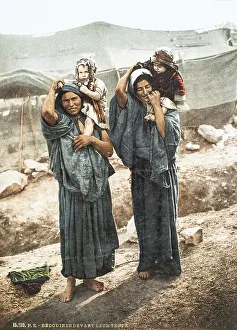 Bedouins or Bedouin women, Palestine