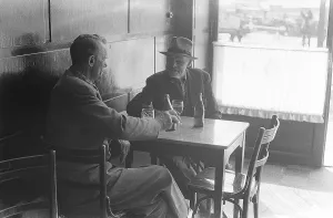 Beer cafe in Stockholm in 1954