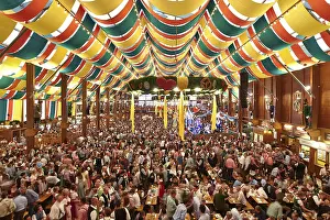 Beer tent, Oktoberfest, Munich