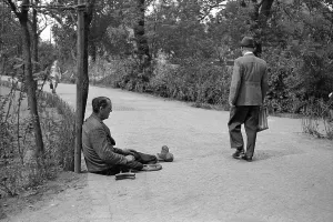 Begging War Invalid, 1949, Leipzig
