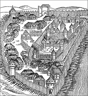 The beginning of a medieval city
