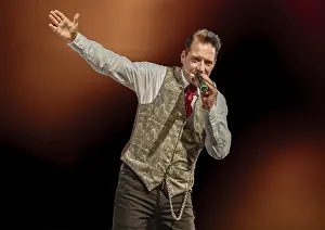 Bela B Felsenheimer aka Bela B from "die Arzte" at a performance of Sartana