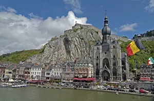 Belgium - Dinant - with Notre Dame Cathedral - Citadel - Meuse