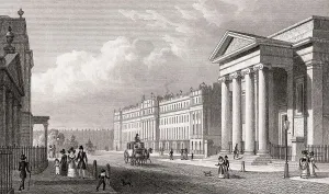Belgrave chapel, and West side of Belgrave Square