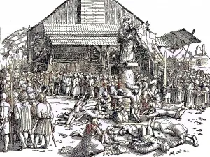 Believers on a pilgrimage, picture of the pilgrimage