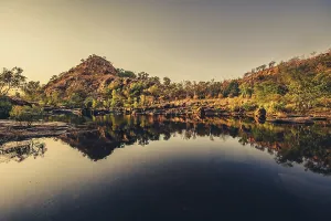 Bell Gorge, The Kimberleys, sunrise in the outback
