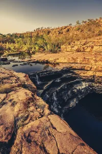 Bell Gorge, The Kimberleys, sunrise in the outback